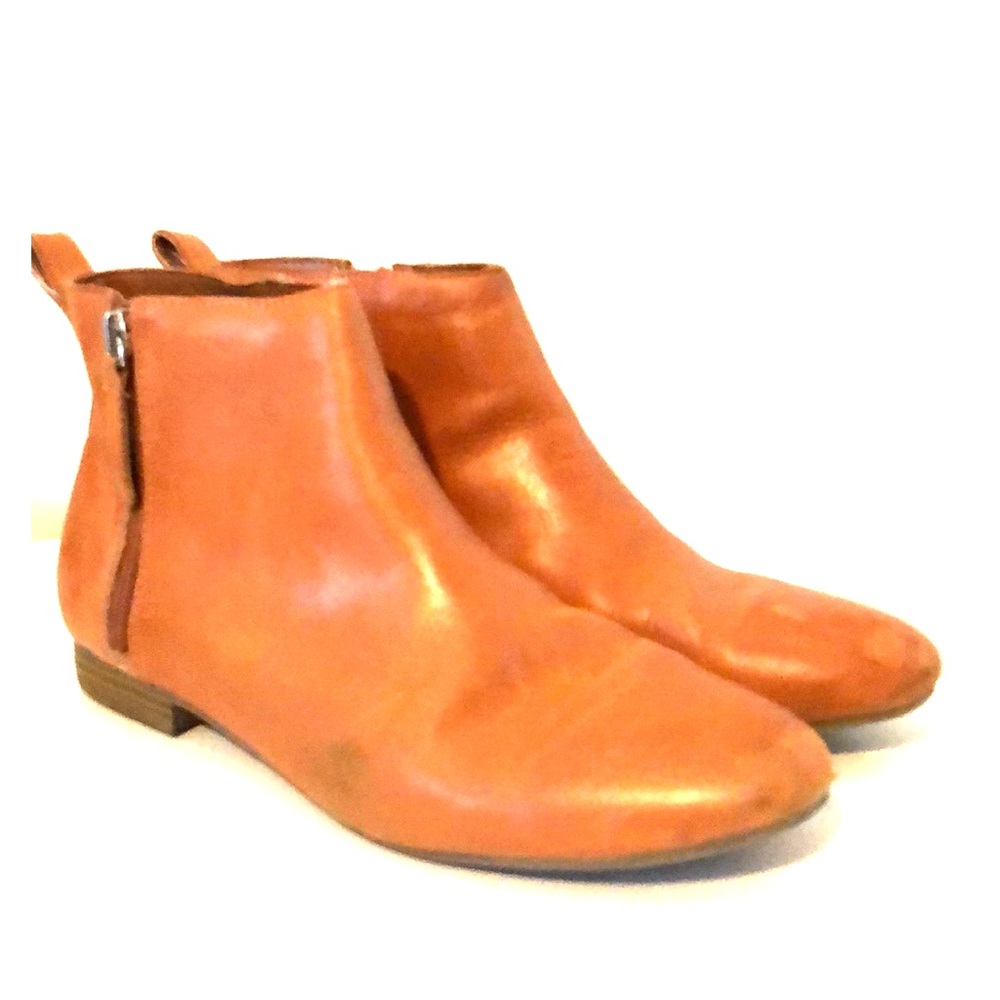 GAP Brown Leather Booties sz 8/39